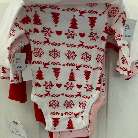 Koala baby 4 pcs onesie Christmas set - Picture 15 of 16